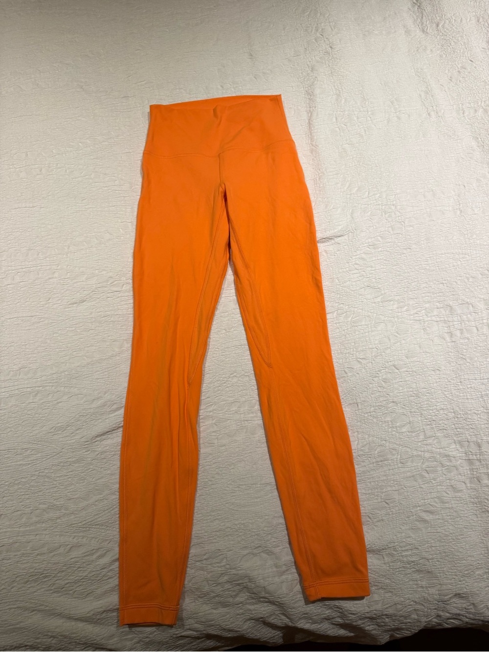 Lululemon bright orange leggings